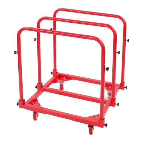 Carretilla industrial de acero roja 1400 lbs 31"x28"x35" miniatura 6