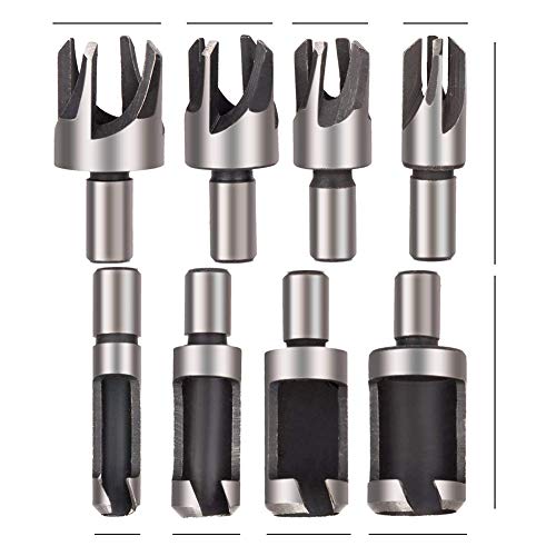 26pcs Woodworking Chamfer Drilling Tools Includes 6 Countersink Drill