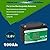 12V 100Ah LiFePO4 Lithium Battery with Low-Temp Protection, 8000+ Deep Cycle Rechargeable, Built-in 100A BMS, IP65 Waterproof Group 31 1.28kWh Lithium Batteries Perfect for Solar System, RVs, Boats