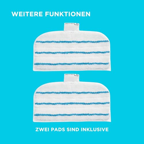 BLACK+DECKER Almohadillas de repuesto para mopa de vapor AutoSelect (paquete de 2) con tecnología Easy-Glide, FSMP20-XJ