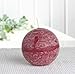 Produktbild Rustik-Kugelkerze, 6 cm Ø, rubinrot-bordeaux