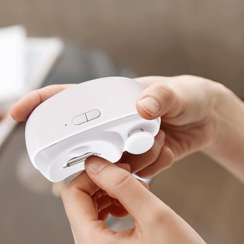 Cortaúñas eléctrico USB con luz LED y motor de bajo ruido 4