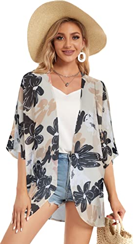 Image of Swimsuit Coverups for Women Sarong Beach Bikini Wrap Sheer Short Skirt Chiffon Scarf for Swimwear