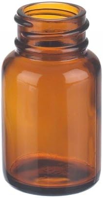 Wide Mouth Packer Bottle, Amber Glass, Capacity 120cc - 4 oz (Case Of 24) By Piramal