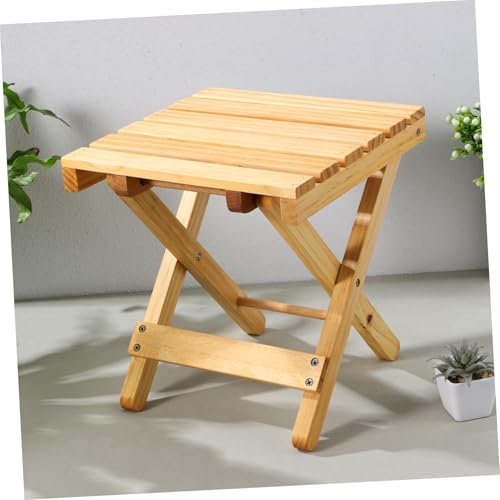 Table d'appoint pliante bois légère et facile à transporter - 3