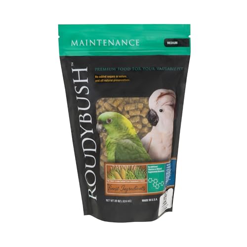 RoudyBush Daily Maintenance Bird Food, Medium, 22-Ounce, Green, 222MDDM