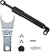 Strongarm GL2007 ProGlide Tailgate Assist Damper, Lift Support with Assembly Kit, Black, One Size