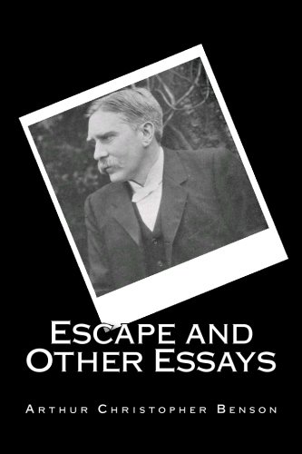 Escape and Other Essays 1517001404 Book Cover