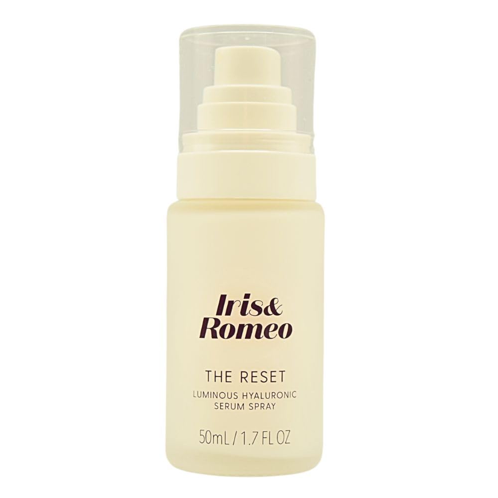 IRIS&ROMEO Mini The Reset 3-in-1 Face Mist 1.7 oz – Hydrating Serum Spray with Hyaluronic Acid & Niacinamide, Glow-Boosting Skincare Mist