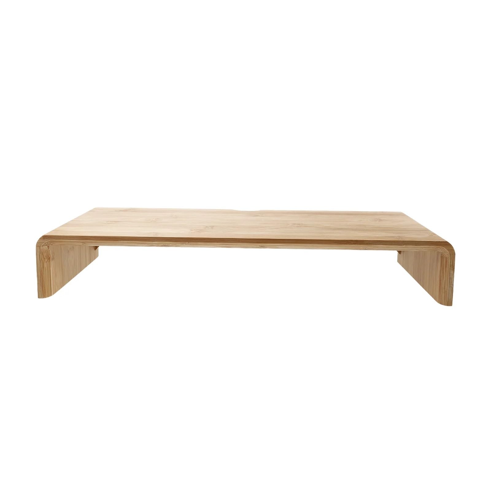 Soporte de monitor de madera para escritorio y organizador de ordenador
