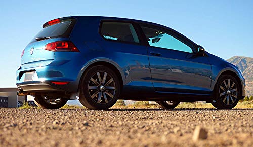 Rokblokz Mud Flaps For 2015+ Mk7 Volkswagen Golf Gti - Multiple Colors Available - Mud Guards Are Custom Cut And Fit - Includes All Mounting Hardware (Red With Black Logo, Original) #TOP6