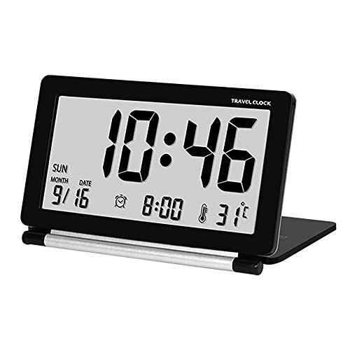 ★美品★ ルミノックス トラベルクロック 折りたたみ ミニ 卓上時計 ブラック ☆美品☆ ルミノックス トラベルクロック 折りたたみ ミニ 卓上