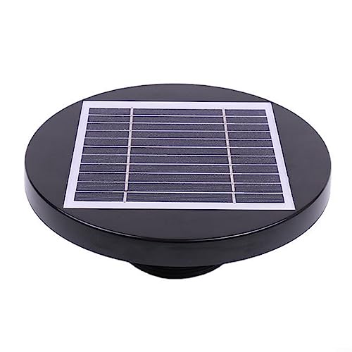 HpLive Ventilatore solare a energia solare, ventilatore da tetto a energia solare, per barca, camper, serra, roulotte