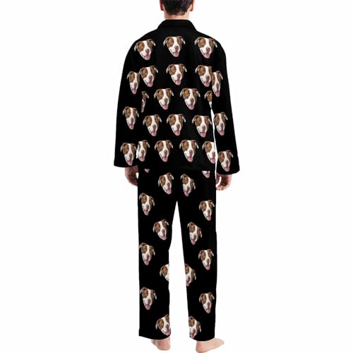 MyPupSocks Custom Face Pajamas for Men, Personalized Sleepwear Sets S-2XL2