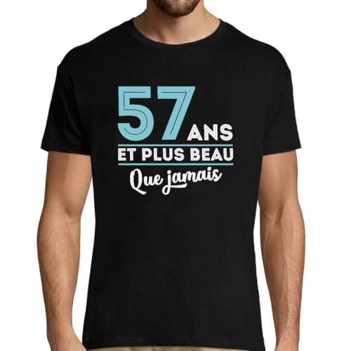 Cadeau anniversaire original : t-shirt humour 57 ans