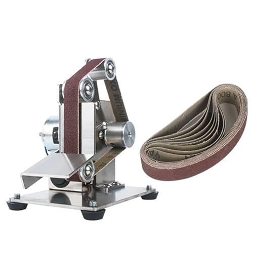 PUCHEN belt sander Mini Belt Grinding Machine Tool Sharpening Machine Sanding Grinding Electric Sander Home Diy Polishesr Machine (Color : 15mm), PUCHEN1234