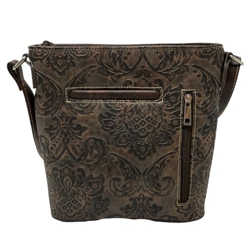 Western Leather Crossbody Purse for Women - Native American Shoulder Fringe Handbag2