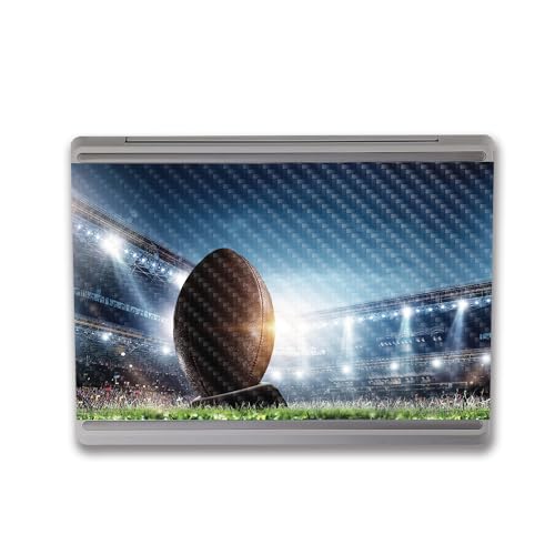 Image of MightySkins Carbon Fiber Skin Compatible with Microsoft Surface Laptop Go 3 (2023) Full Wrap Kit - Big Game | Protective, Durable Textured Carbon Fiber Finish | Made in The USA
