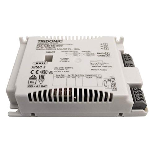 Tridonic Electronic Ballast EVG 1x 55 Watt TL5-C Dimmable DSI DALI SwitchDIM CorridorFunction