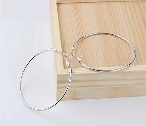 VONALA 925 Sterling Silver Circle Endless Hoop Earrings - Jewellery for Women - Image 2