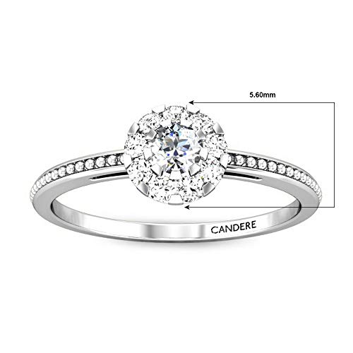 Image of Candere by Kalyan Jewellers Cubic Zirconia Ring for Women