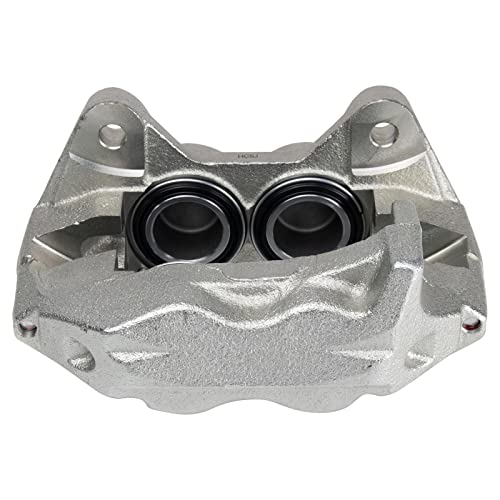 Image of TRQ Front Brake Caliper Set Zinc Coated Brackets Compatible with 1996-2002 Toyota 4Runner 2004 Tacoma