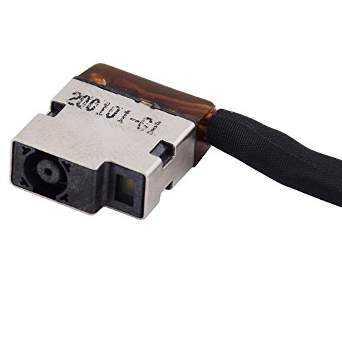 Sunmall Replacement 799736-F57 799736-Y57 Dc Jack Power Plug In Charging Port Connector Socket With Wire Cable Harness For Hp 15-Ac 15-Ac163Nr 15-Ac063Nr 15-Ac113Cl 15-Ac121Dx 15-Ac161Nr Series Laptop #TOP3