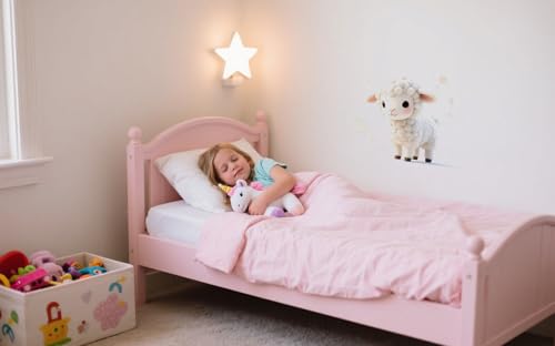 Vinilo decorativo oveja para pared habitación infantil miniatura 5