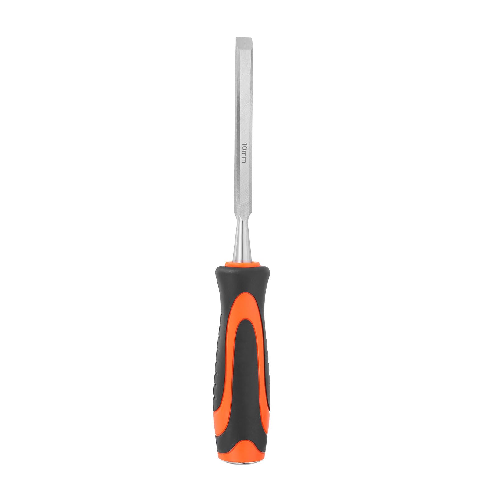 sourcing map Wood Chisel 10mm CR-V Steel Beveled Edge Blade Wood Working Chisel Woodworking Tools with Plastic Handle for Carving Woodworking DIY Projects