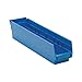 Quantum Storage Systems Economy Shelf Bin 17-7/8" x 4-1/8" x 4" Blue 20 Pack