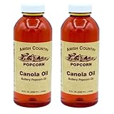 Amish Country Popcorn | 2-16 oz Jars - Butter Flavored Canola Oil | Old Fashioned, Non-GMO and Gluten Free (2-16 oz Jars)