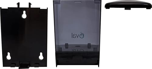 Miniatura 6 de OVAL - Dispensador de jabón de montaje en pared recargable de 33.81 onzas  33.8 fl oz  Paquete de 2 desinfectantes de manos comerciales, dispensador