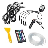 ORACLE Lighting 4236-333 ColorSHIFT Fiber Optic LED Interior Kit fits 2018 2023 Wrangler JL/Gladiator JT - Quality Materials - Integrated Edge for Easier Installation