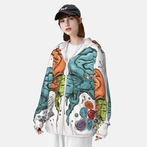 Chaqueta de Protección Solar UPF 50+ para Hombre y Mujer Negra miniatura 4