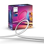 Philips Hue Gradient Lightstrip for 65 Inch TV, Sync with Media and Gaming, LED Entertainment Smart Lighting with Voice Control, Gaming Light Compatible with Alexa, Google Assistant