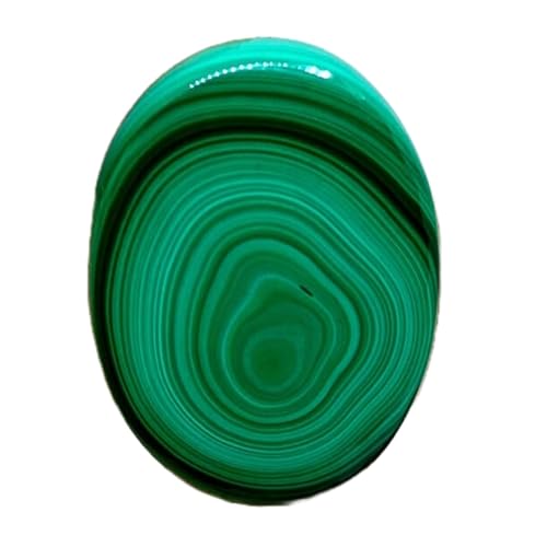 Malachite naturelle cabochon ovale calibré pour réussir vos montages de bijoux