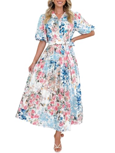 Image of Sissyaki Women's Floral Maxi Dress 2026 Summer Spring Wedding Guest Dress