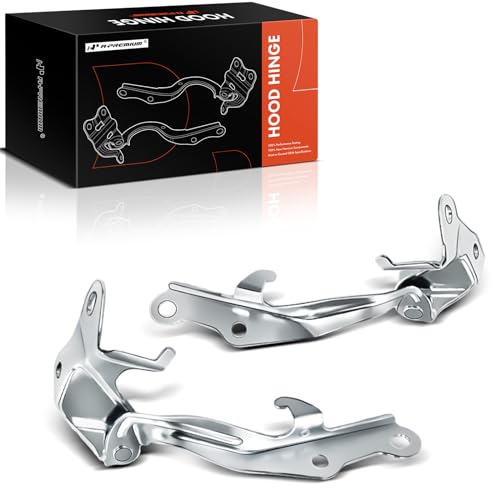 A-Premium Driver and Passenger Hood Hinges Compatible with Toyota Camry 2002 2003 2004 2005 2006 Sedan, Set of 2 Front Left and Right Side Hood Hinges, Replace# 53420AA030, 53410AA030 by A-Premium - Used condition - US$21.67