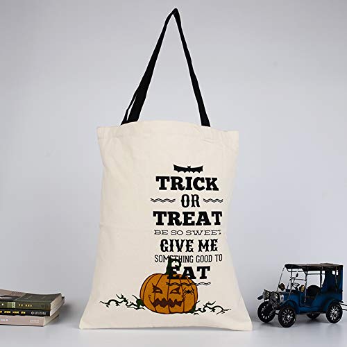LZC 34 * 48 cm Toile Halloween Jour Bonbons Sac Portable Toile Sac Citrouille fête Cadeau Sac, B