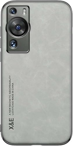 Miniatura 6 de Silklike Funda Para Huawei P60 Pro - Cubierta De Parachoques Placa De Metal Incorporada Para Huawei P60 Pro - Azul