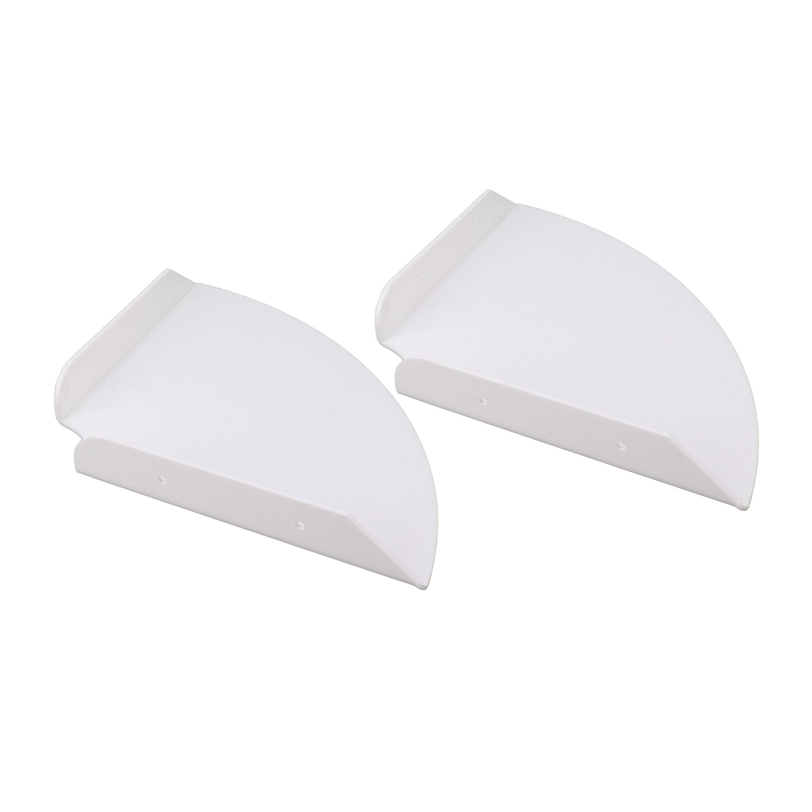 Staffe per Mensole Angolari in Ferro 2 Pezzi Mensole Sospese Decorative
