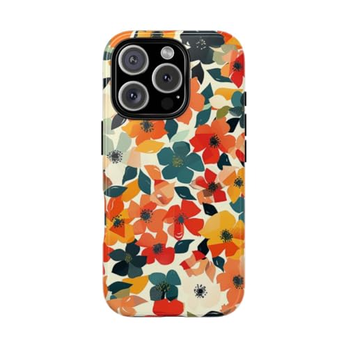 Coque rigide iPhone 16 Pro florale pour sublimer votre style estival au quotidien