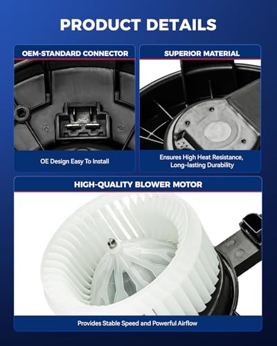 Image of KAX AC Blower Motor for Honda CR-V 2012-2016,Accord 2013-2017,Civic 2012-2015, Acura RDX 2014-2018, Acura ILX 2014-2022, Infiniti M37 M56 Q70 Q70L M35h -HVAC Blower Motor Replaces# 700260