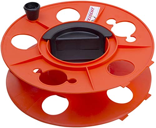 Trident Jumbo Dive Line Reel with Flat Bottom and Grip Knob