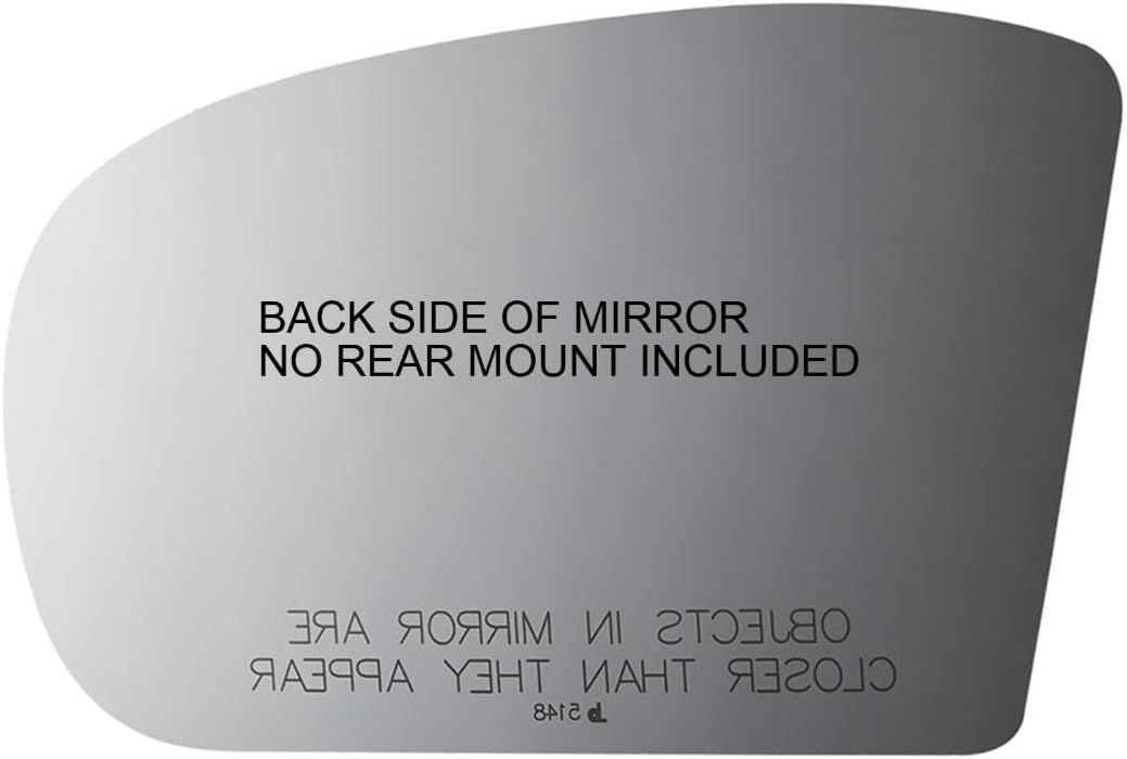 Fits 12-18 A6, S6 Left Driver Side Mirror Glass Lens w/Adhesive USA