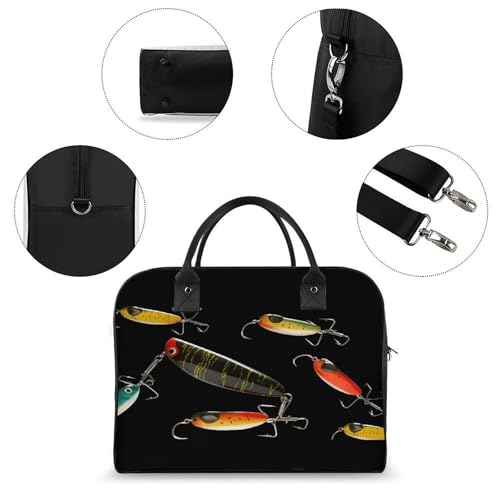 Maletín ligero para portátil unisex de nylon miniatura 6