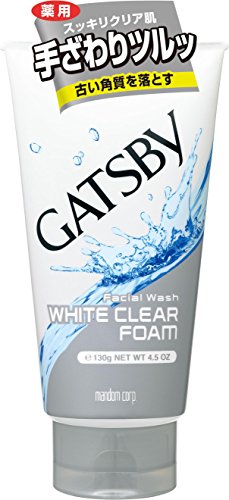 GATZBY Mens Facial Wash White Clear Form - 130g by GATSBY