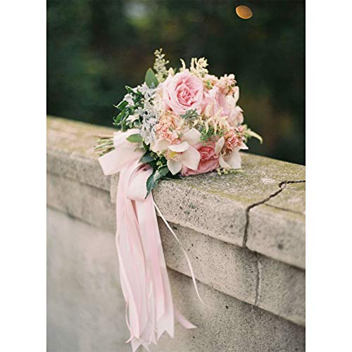 Vatin 1 Inches Double Faced Polyester Satin Ribbon Light Pink/Baby Pink -Continuous 25 Yard Spool, Perfect For Wedding, Wreath, Baby Shower,Packing And Other Projects #TOP6