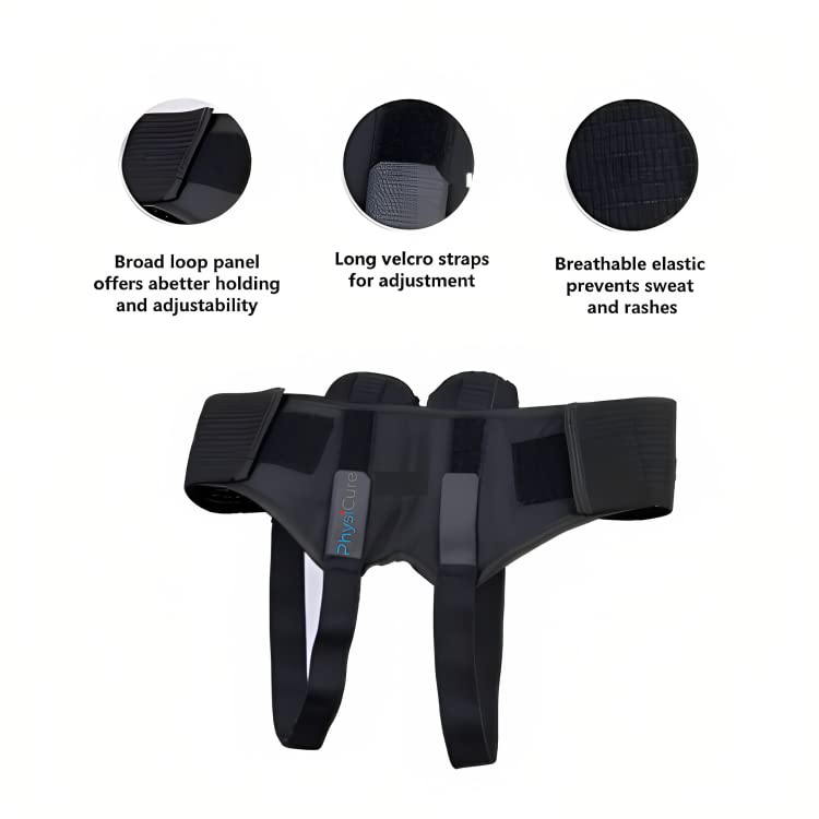 Faja para Hernia Masculina Post Cirugía, Soporte con Almohadillas miniatura 2