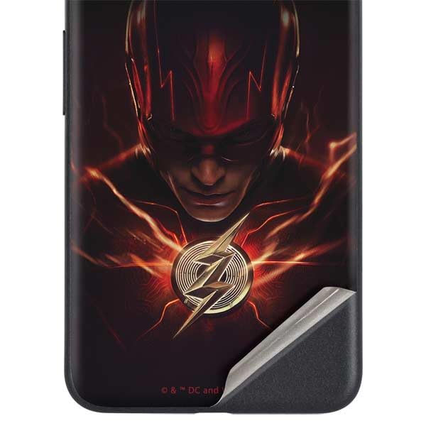 Skinit Decal Phone Skin Compatible with Google Pixel 2 XL - Officially Licensed Warner Bros The Flash Movie: The Flash Poster Design